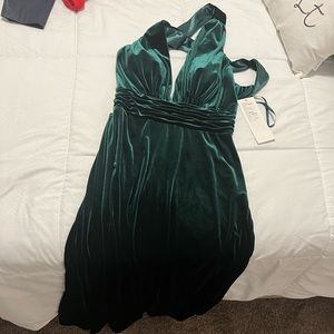 Revelry Dylan Emerald Bridesmaid Dress
